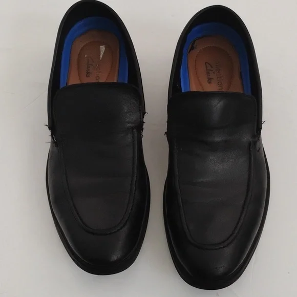 Clarks Collection Slip On Loafers Mens 9.5 Black Leather Extreme Comfort Shoes s-l400.jpg main image 4